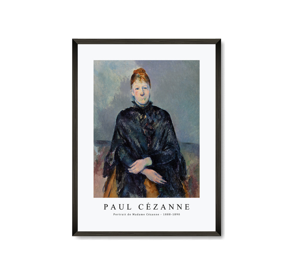 Paul Cezanne - Portrait de Madame Cézanne 1888-1890