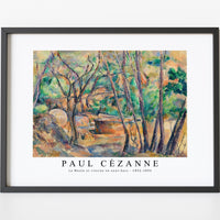 Paul Cezanne - La Meule et citerne en sous-bois 1892-1894