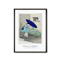 Ogata Gekko - Flowering Hedge (1887–1896)