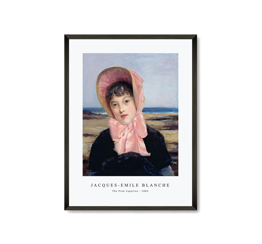 Jacques Emile Blanche - The Pink Capeline (1883)