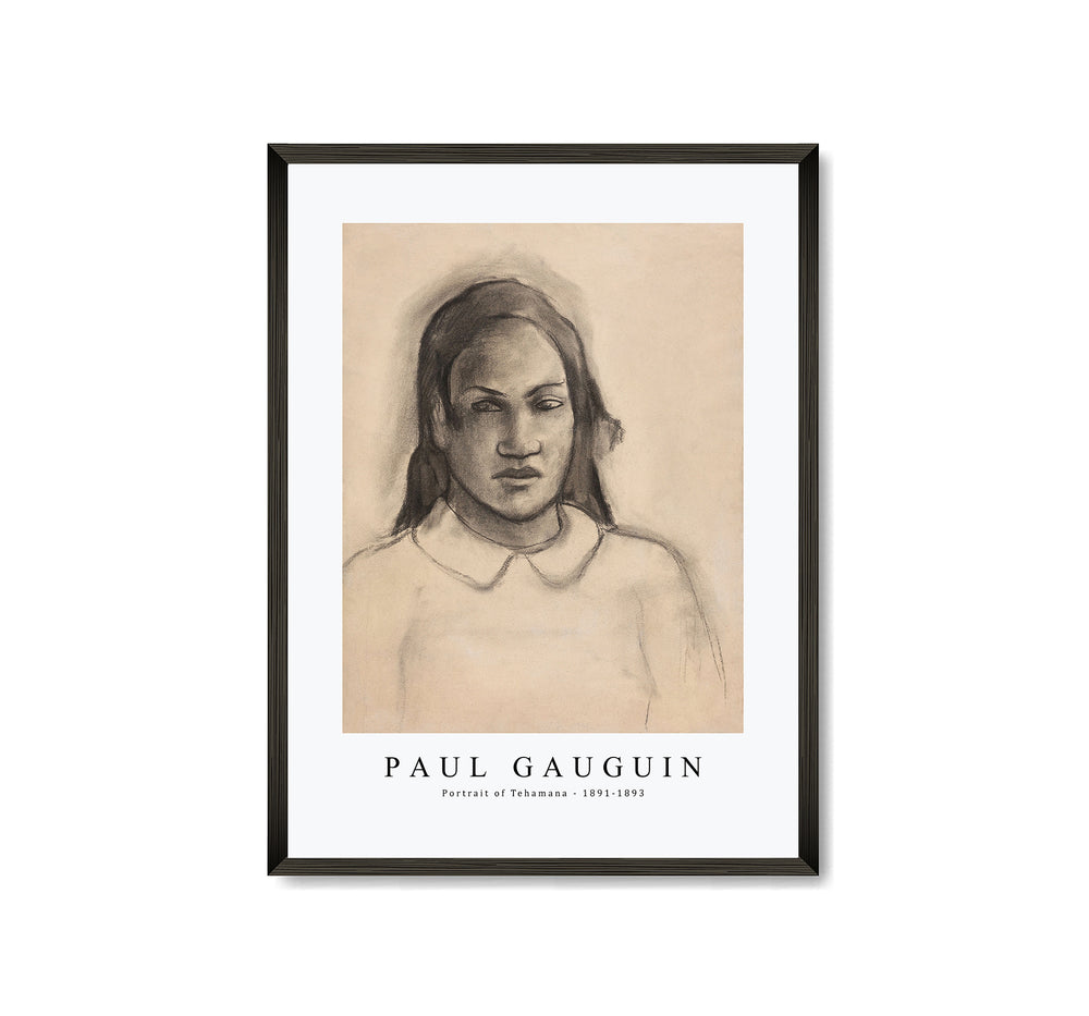 Paul Gauguin - Portrait of Tehamana 1891-1893