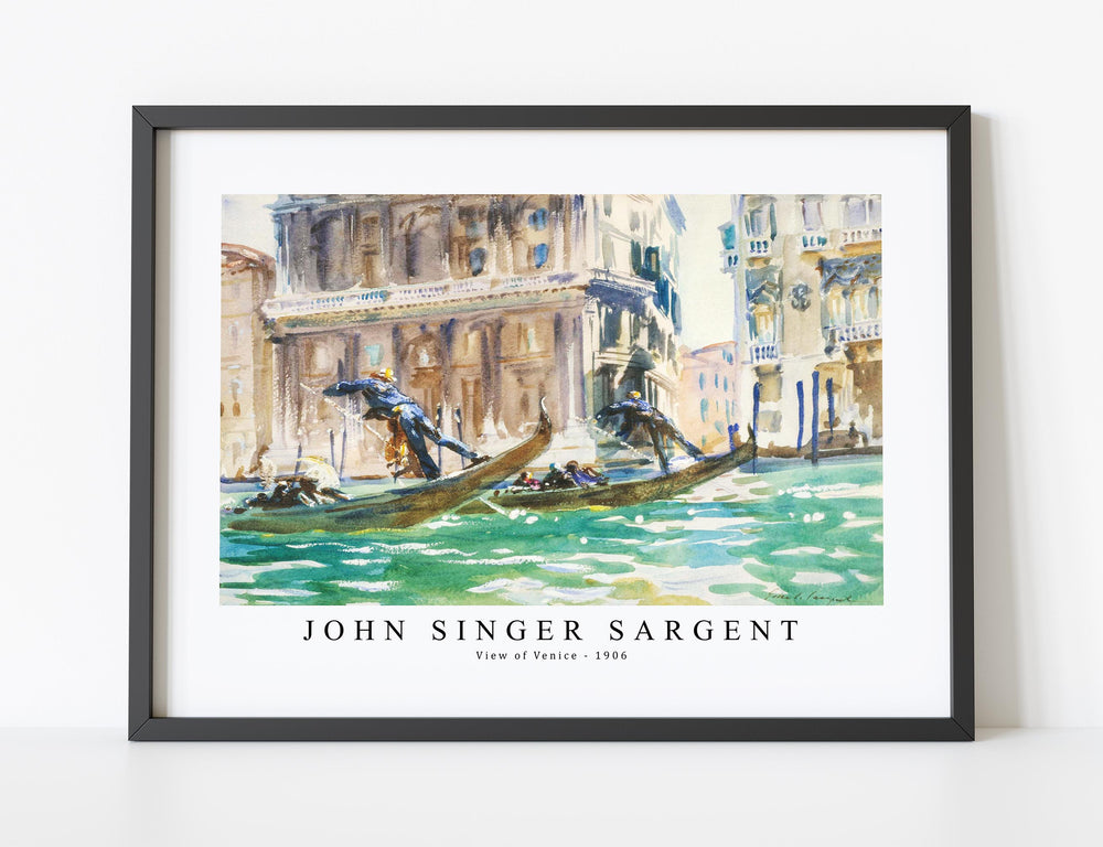 John Singer Sargent - View of Venice (1906)