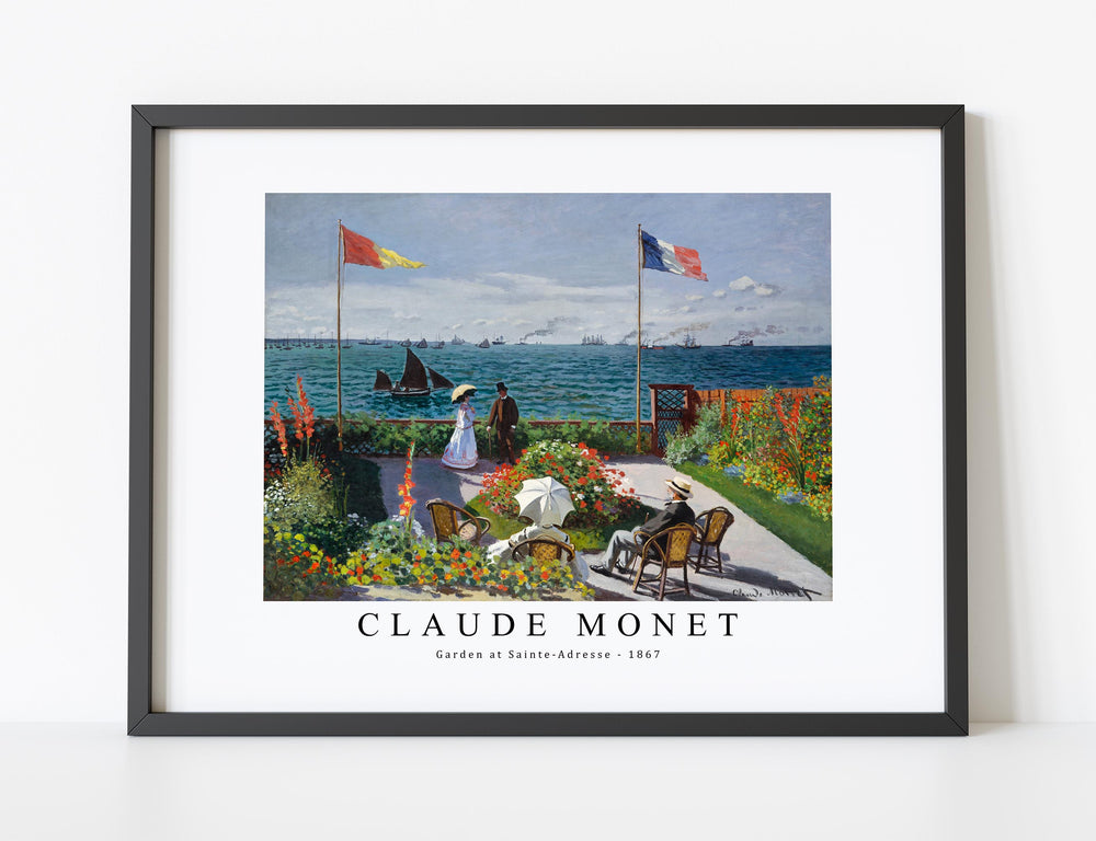 Claude Monet - Garden at Sainte-Adresse 1867
