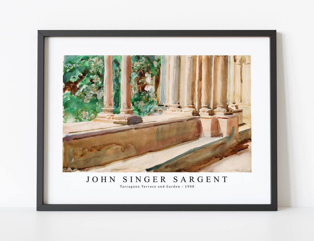 John Singer Sargent - Tarragona Terrace and Garden (ca. 1908)