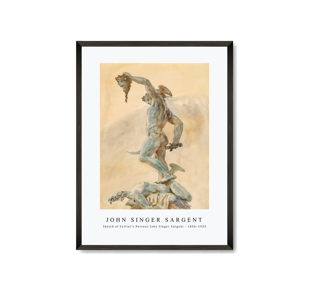 John Singer Sargent - Sketch of Cellini's Perseus John Singer Sargent (1856–1925)