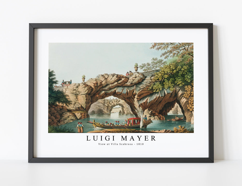 Luigi Mayer - View at Villa Scabrosa 1810