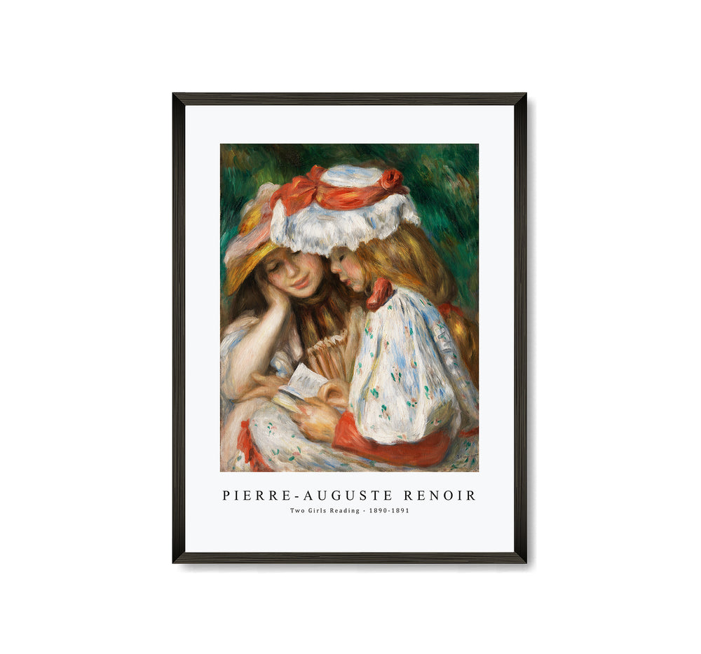 Pierre Auguste Renoir - Two Girls Reading 1890-1891