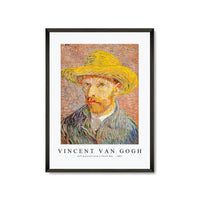 Vincent Van Gogh - Self-portrait with a Straw Hat 1887