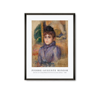 
              Pierre Auguste Renoir - Portrait of a Young Woman (Portrait de jeune femme) 1885
            