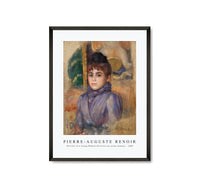
              Pierre Auguste Renoir - Portrait of a Young Woman (Portrait de jeune femme) 1885
            
