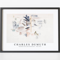 charles demuth - Bermuda Trees and Architecture-1916-1917