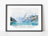
              John Singer Sargent - Bay of Uri, Brunnen from Switzerland 1870 Sketchbook
            