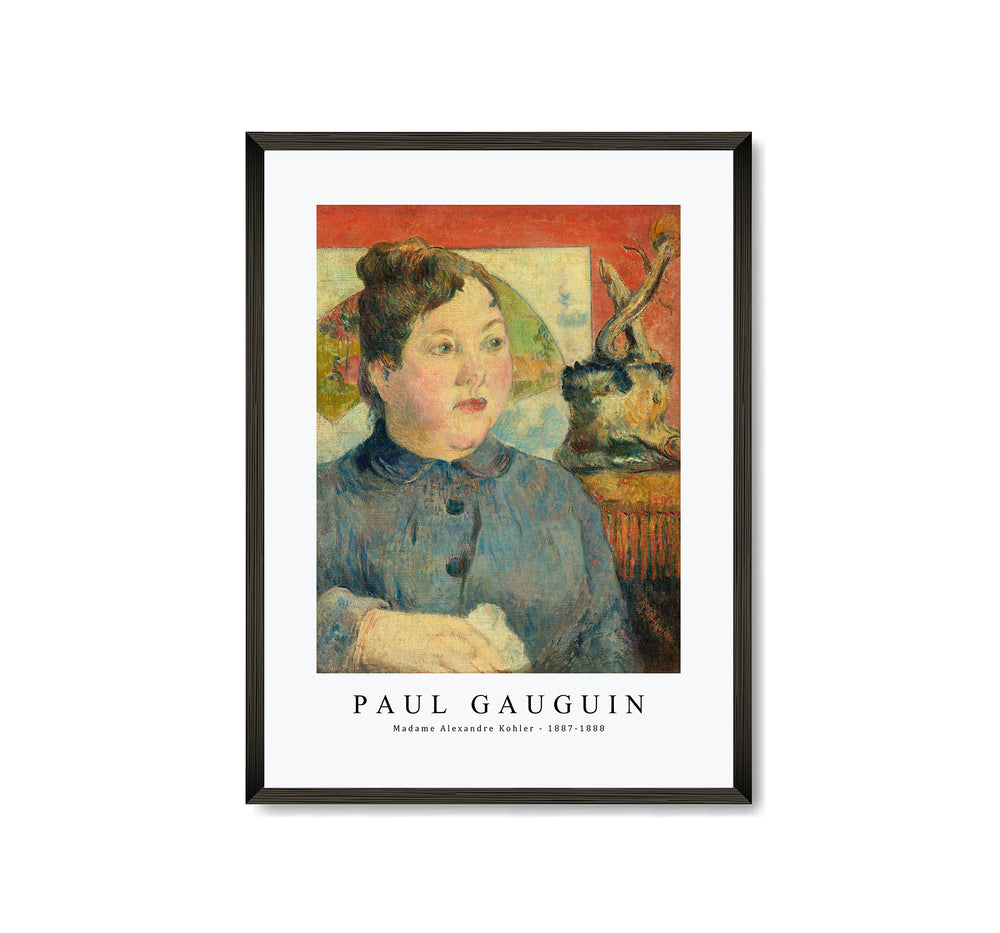 Paul Gauguin - Madame Alexandre Kohler 1887-1888