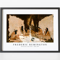 Frederic Remington - Historians of the Tribe-1890-1899
