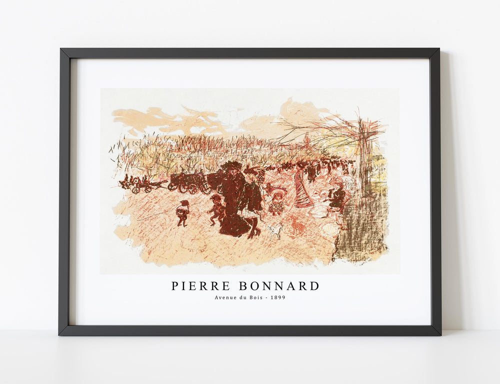 Pierre Bonnard - Avenue du Bois (1899)