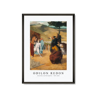 Odilon Redon - Alexander and Bucephalus 1861-1862