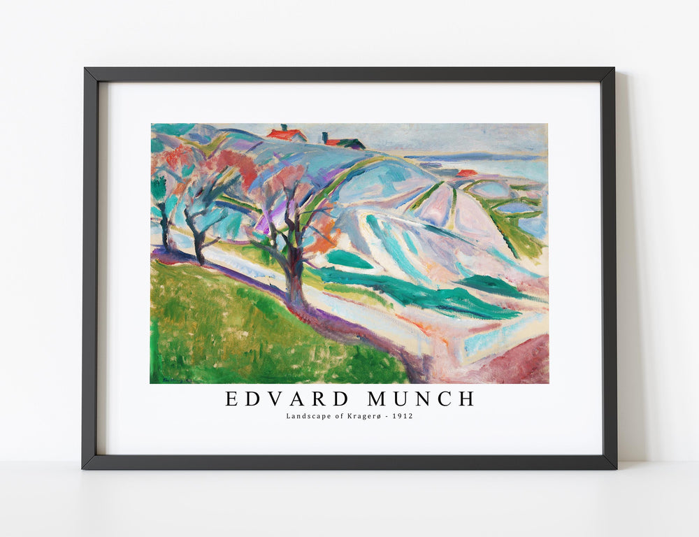 Edvard Munch - Landscape of Kragerø 1912