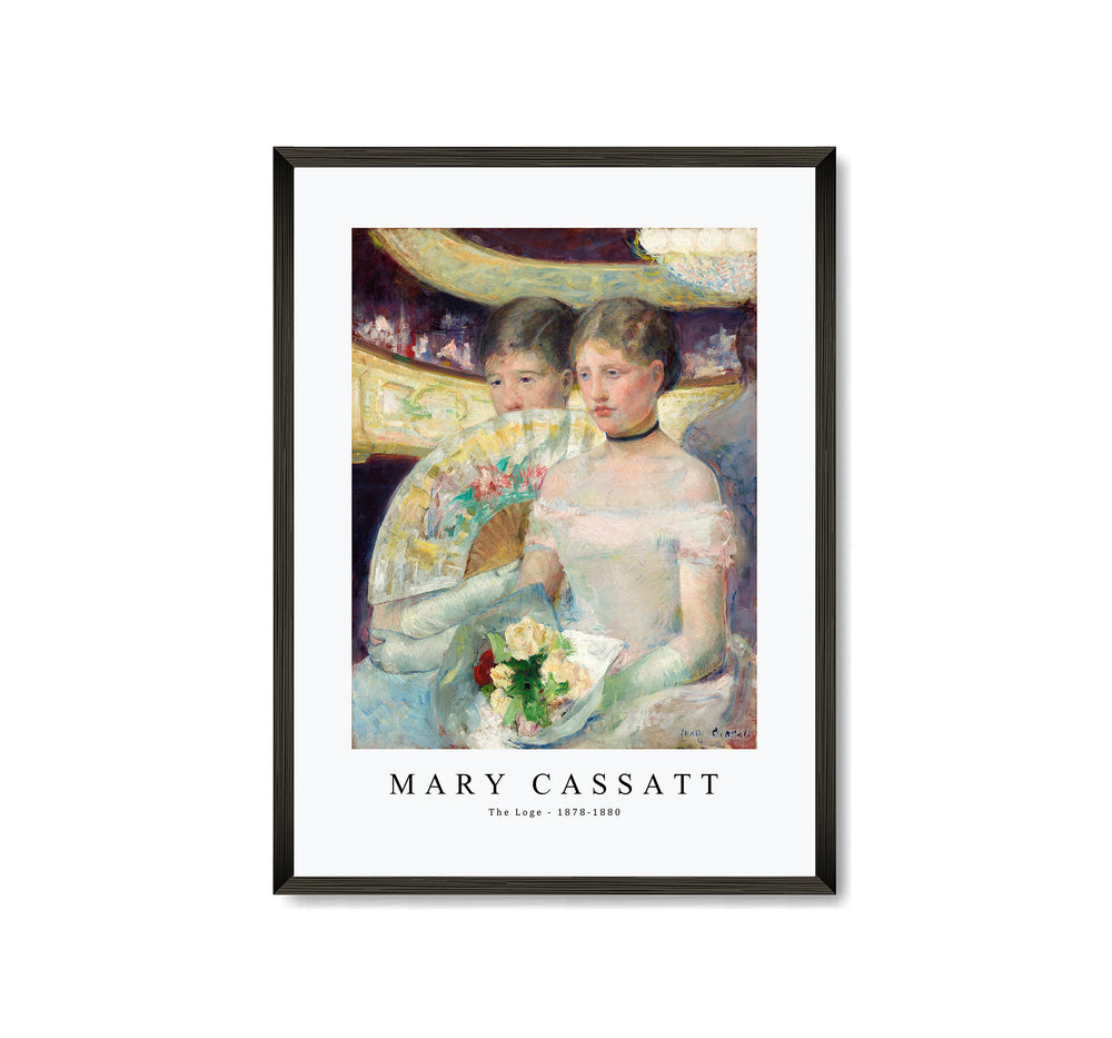 Mary Cassatt - The Loge 1878-1880