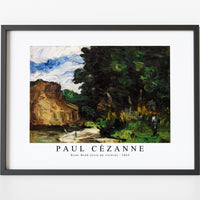 Paul Cezanne - River Bend (Coin de rivière) 1865
