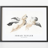 Johan teyler - Two flying Putti