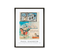 
              Paul Gauguin - Caricatures of Gauguin and Governor Gallet, with headpiece  1900
            