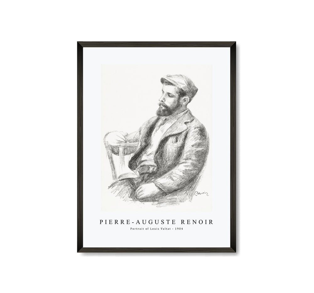 Pierre Auguste Renoir - Portrait of Louis Valtat 1904