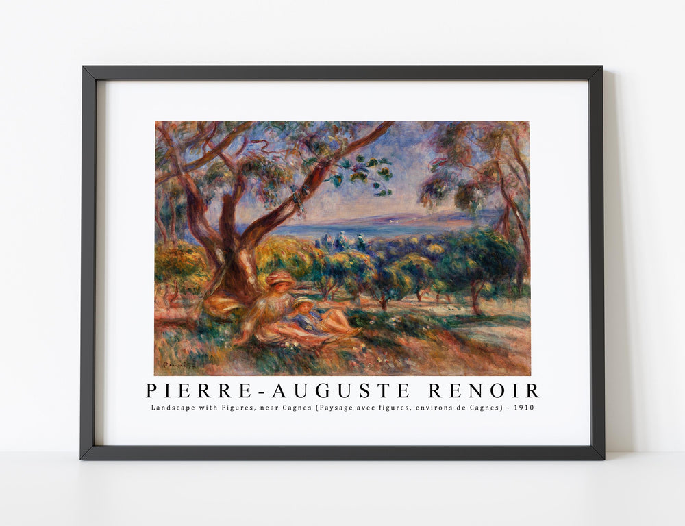 Pierre Auguste Renoir - Landscape with Figures, near Cagnes (Paysage avec figures, environs de Cagnes) 1910