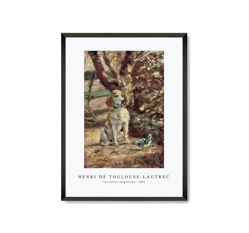 Henri De Toulouse–Lautrec - The Artist's Dog Flèche 1881