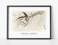 
              Ohara Koson - Gray starling in storm (1900 - 1910) by Ohara Koson (1877-1945)
            