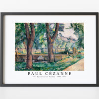 Paul Cezanne - The Pool at Jas de Bouffan 1885-1886