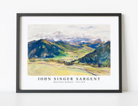 
              John Singer Sargent - Open Valley, Dolomites (ca. 1913–1914)
            