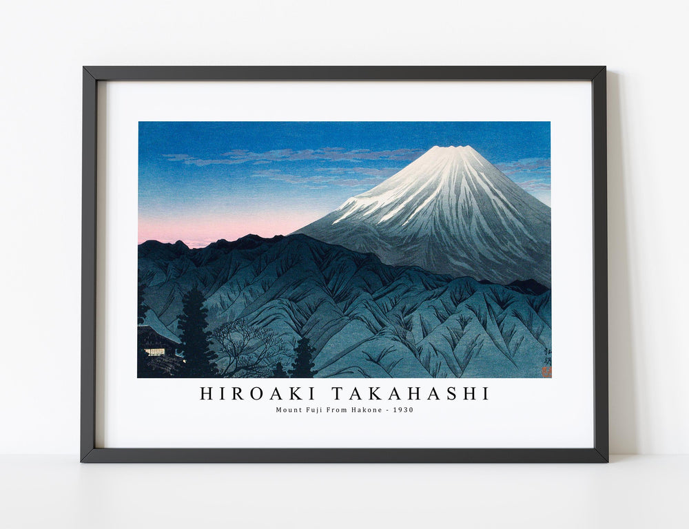 Hiroaki Takahashi - Mount Fuji From Hakone (1930)
