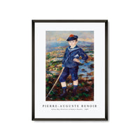 Pierre Auguste Renoir - Sailor Boy (Portrait of Robert Nunès) 1883