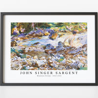 John Singer Sargent - Mountain Stream (ca. 1912–1914)