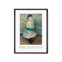 Pierre Auguste Renoir - Portrait of Jeanne Durand-Ruel (Portrait de Mlle. J.) 1876