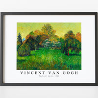 Vincent Van Gogh - The Poet's Garden 1888