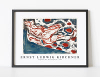 
              Ernst Ludwig Kirchner - Liegender Akt, Reclining Nude 1907
            