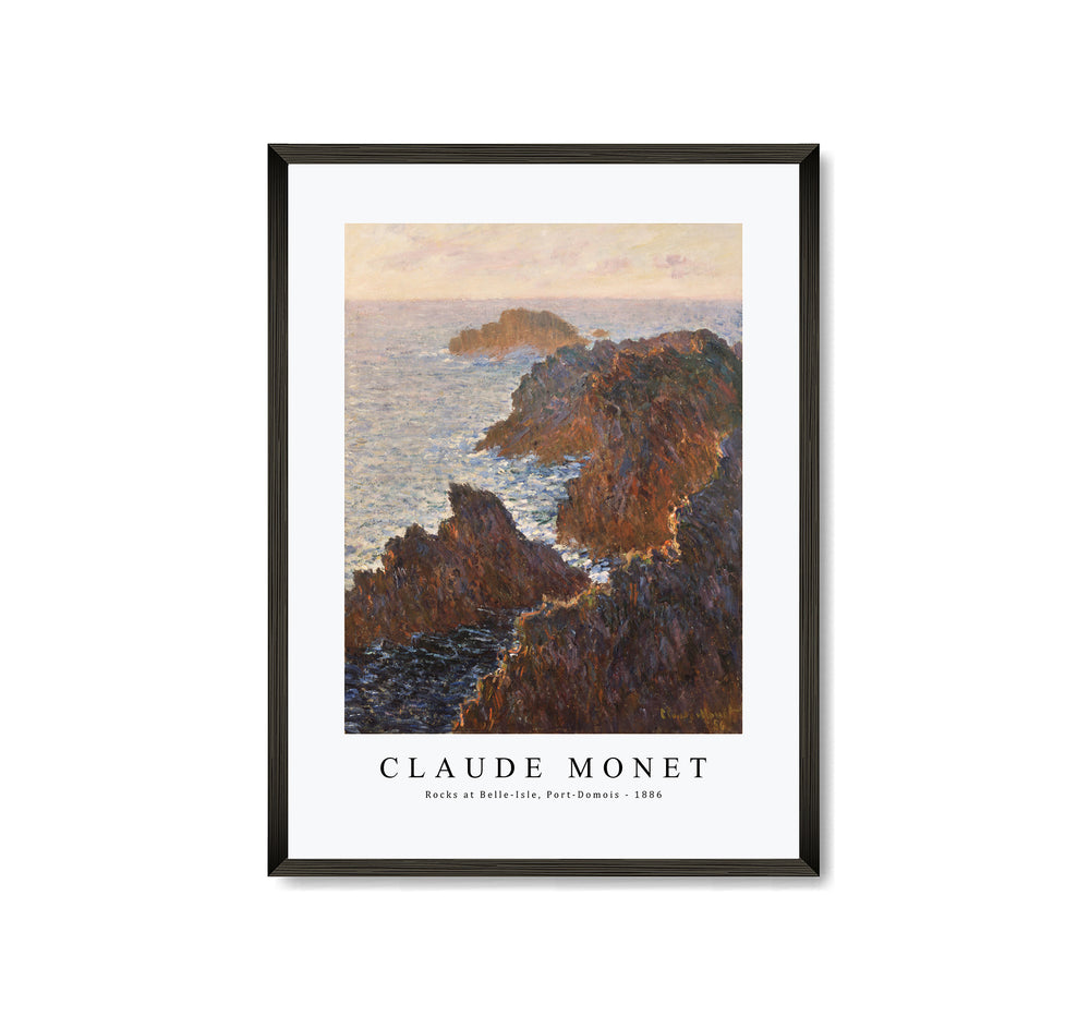 Claude Monet - Rocks at Belle-Isle, Port-Domois 1886