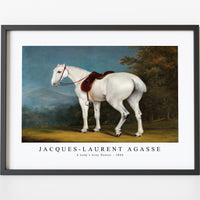 Jacques Laurent Agasse - A Lady's Grey Hunter (ca. 1806)