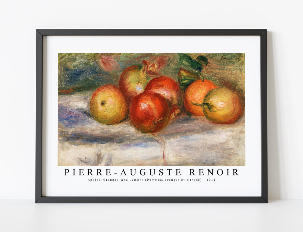 Pierre Auguste Renoir - Apples, Oranges, and Lemons (Pommes, oranges et citrons) 1911