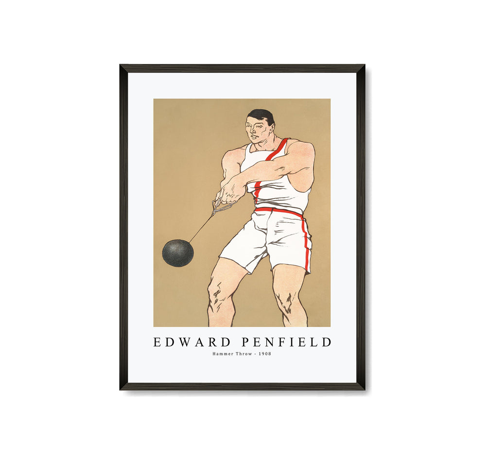 Edward Penfield - Hammer Throw 1908