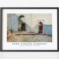 John Singer Sargent - Courtyard, Tétouan, Morocco (ca. 1879–1880)