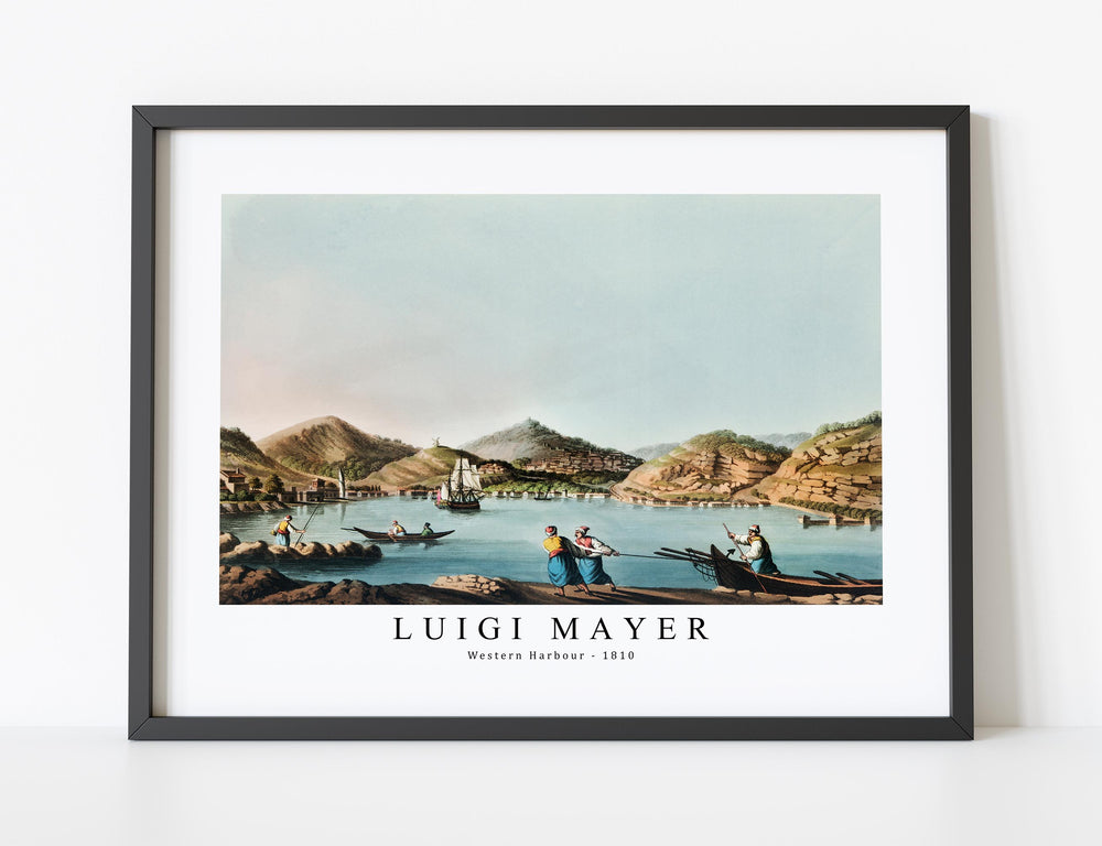 Luigi Mayer - Western Harbour 1810