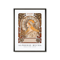 Alphonse Mucha - Zodiaque or La Plume 1896-1897