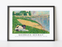 
              Georges Seurat - The Seine with Clothing on the Bank (Study for Bathers at Asnières) 1883-1884
            