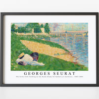 Georges Seurat - The Seine with Clothing on the Bank (Study for Bathers at Asnières) 1883-1884