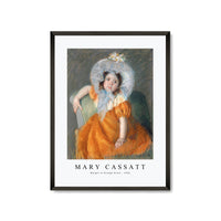 Mary Cassatt - Margot in Orange Dress 1902