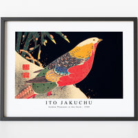 Ito Jakuchu - Golden Pheasant in the Snow (ca. 1900)