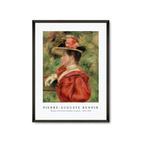 Pierre Auguste Renoir - Woman with Glove (Femme au gant) 1893-1895