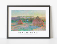 
              Claude Monet - Stacks of Wheat, End of Summer 1890-1891
            